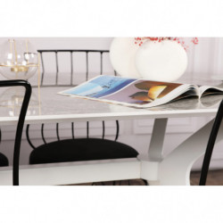 Mesa comedor Ares 1042 blanco Practica Hogar