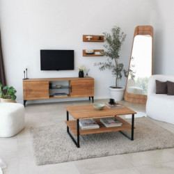 Mesa de centro Neta roble Practica Hogar