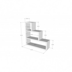Estante de pared Piramit pino Practica Hogar
