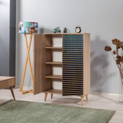 Mueble auxiliar MultiBox 222 sonoma roble Practica Hogar