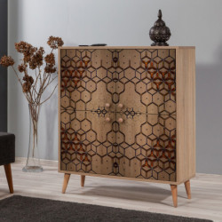 Mueble auxiliar Multilux-720 sonoma roble Practica Hogar