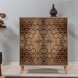 Mueble auxiliar Multilux-720 sonoma roble Practica Hogar