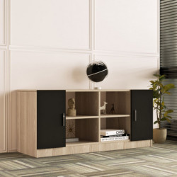 Mueble auxiliar Vario F roble negro Practica Hogar
