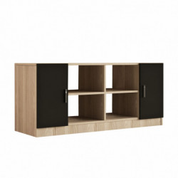 Mueble auxiliar Vario F roble negro Practica Hogar