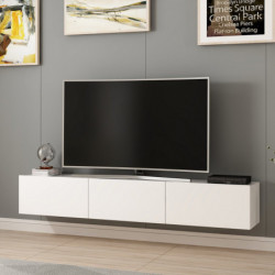Mueble TV con estante Rigel-nogal Practica Hogar
