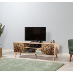 Mueble TV Truva-720 sonoma roble Practica Hogar