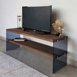 Mueble TV TV100 nogal Practica Hogar