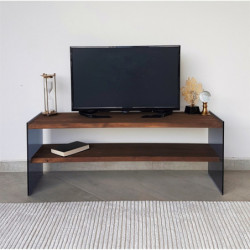 Mueble TV TV100 nogal Practica Hogar