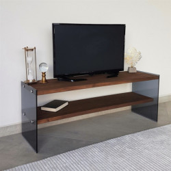 Mueble TV TV100 nogal Practica Hogar