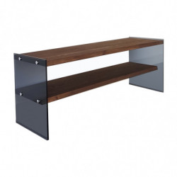 Mueble TV TV100 nogal Practica Hogar