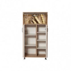 Mueble auxiliar Kiler-735 sonoma roble Practica Hogar
