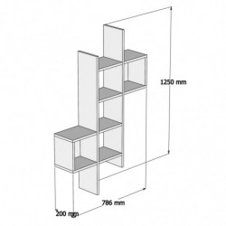 Estante de pared Keno zafiro Practica Hogar