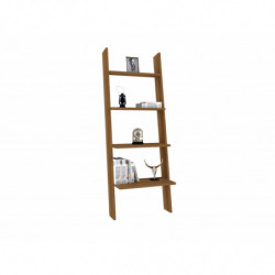 Librería Solid nogal Practica Hogar