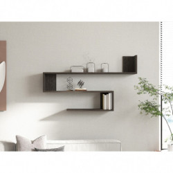 Estante de pared Penne antracita Practica Hogar