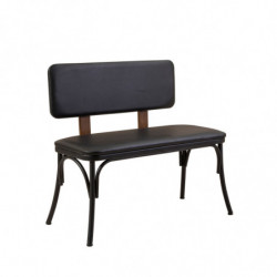 Set mesa comedor extensible y sillas (4 piezas) Oliver-V2 negro Practica Hogar