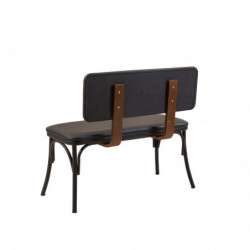 Set mesa comedor extensible y sillas (4 piezas) Oliver-V2 negro Practica Hogar