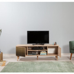 Mueble TV Truva-220 sonoma roble Practica Hogar