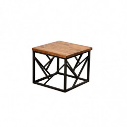 Mesa de centro Zenica negro nogal Practica Hogar