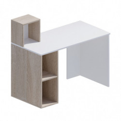 Escritorio de estudio Buca blanco madera natural Practica Hogar