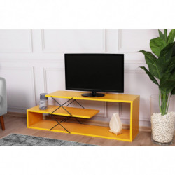 Mueble TV Zigzag amarillo Practica Hogar