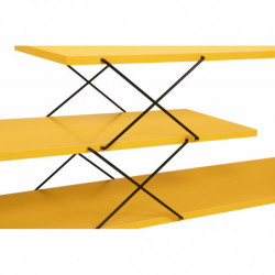 Mueble TV Zigzag amarillo Practica Hogar