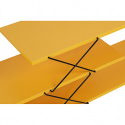 Mueble TV Zigzag amarillo Practica Hogar