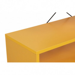 Mueble TV Zigzag amarillo Practica Hogar