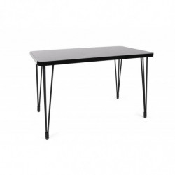 Mesa comedor Lagos-1421 negro Practica Hogar