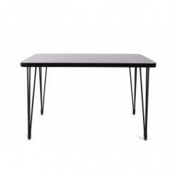 Mesa comedor Lagos-1421 negro Practica Hogar