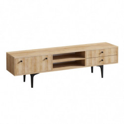 Mueble TV Alessa roble Practica Hogar