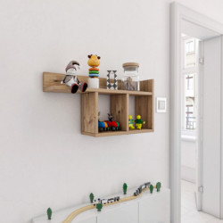 Estante de pared Room pino Practica Hogar