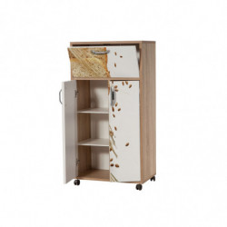 Mueble auxiliar Kiler-736 sonoma roble Practica Hogar