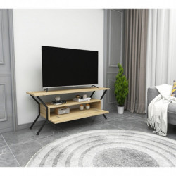 Mueble TV Tarz negro fieltro Practica Hogar