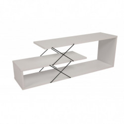 Mueble TV Zig Zag blanco Practica Hogar