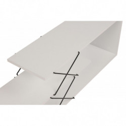 Mueble TV Zig Zag blanco Practica Hogar