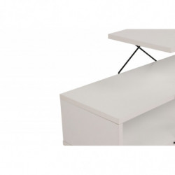 Mueble TV Zig Zag blanco Practica Hogar