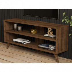 Mueble TV On nogal Practica Hogar