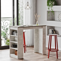 Mesa de bar ST1-GT gris Practica Hogar