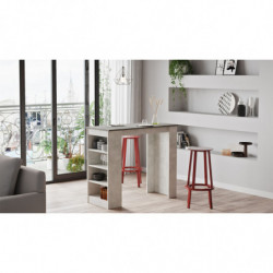 Mesa de bar ST1-GT gris Practica Hogar