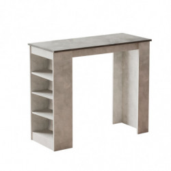 Mesa de bar ST1-GT gris Practica Hogar