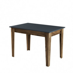 Mesa de cocina Kiev 504 antracita nogal Practica Hogar