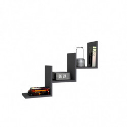 Estante de pared Mist antracita Practica Hogar
