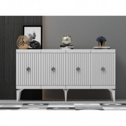 Aparador Midas Blanco Plata Practica Hogar