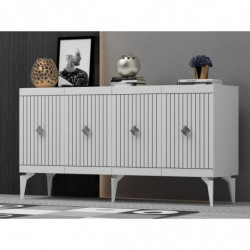 Aparador Midas Blanco Plata Practica Hogar