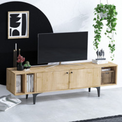 Mueble TV Ankaa roble zafiro Practica Hogar