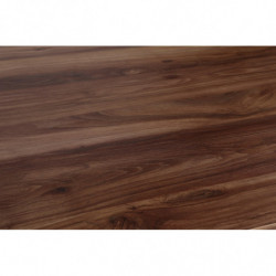 Mesa de comedor extensible Damla-1103 dorado nogal Practica Hogar