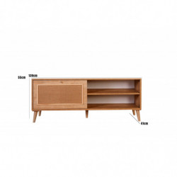 Mueble TV Jüt 140 roble Practica Hogar