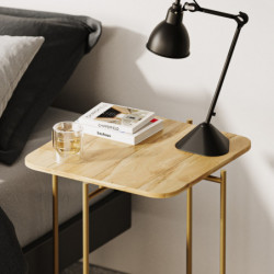 Mesa de centro Shb-005-A Oro Natural Practica Hogar