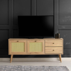 Mueble TV Patara 140 roble Practica Hogar