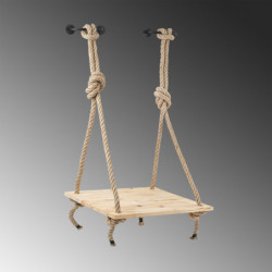 Estante de pared CM-001 madera negro Practica Hogar
